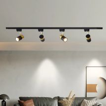 Reflektor szynowy GU10 wymienna żarówka oświetlenie sufitowe Led 110-265V lampa szynowa oświetlenie szynowe do salonu sklep kuchnia lampy świetlne szynoprzewód oświetleniowy lampa szynowa lampa