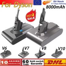 9800mAh for Dyson V6 V7 V8 V10 Rechargeable Bateria SV10 SV11 SV12 SV09 Vacuum Cleaner Battery DC58 Battery for Sony Battery Cel