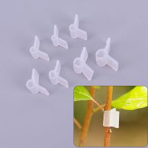 100 Stück Kunststoff-Pfropfklammern, Pflanzen unterstützen Garten, Gewächshaus, Gemüse, Garten