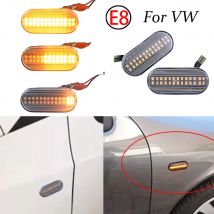 Dynamic Flowing LED Side Marker Turn Signal Light For VW Transporter T5 Polo Golf 3 4 Passat B5 Sharan Lupo Bora Multivan