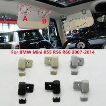 1 Paar Innendach-Sonnenblende, feste Schnallenhalter-Haken-Clips für BMW Mini Cooper R55 R56 R57 R58 R59 R60 R61 2007–2014