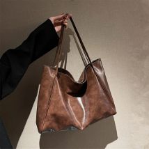 Retro-PU-Damenhandtasche, Handtaschen mit großer Kapazität, Umhängetasche, Einkaufstasche für die Straße, Freizeit, geeignet für den täglichen Gebrauch