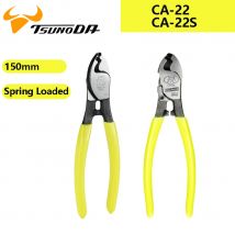 TSUNODA CA-22/CA-22S King TTC Federbelastete Kabelschneidezange, 150 mm, in der Lage zum Schneiden von Kupferkernkabeln, IV-Kabel usw. Drahtschneider