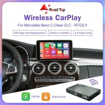 Decodificador Carplay inalámbrico superior de carretera para Mercedes Benz NTG5.0 C GLC CLA GLA
