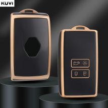 Kuvi TPU Auto Karte Schlüssel Fall Abdeckung Shell Fob Für Renault Espace 5 Kadjar Koleos Captur Megane 4 Talisman Arkana Dacia Sandero