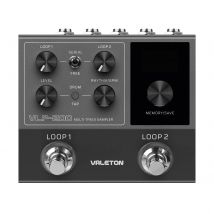 VALETON Dual Track Stereo Looper Pedal für Gitarre, Bass, Tastatur, Wörter, Trommelmaschine, 99 Projektspeicherflächen, Software-Unterstützung