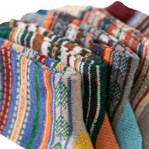 High Quality 5 Pair/Lot Men's Wool Socks Stripe Casual Calcetines Hombre Thick Cotton Socks Winter Warm Socks Male New