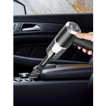 PCMOS 1PC Wireless Vacuum Cleaner Dual Use for Home and Car 120W High Power Powerful Vacuum Cleaner Black