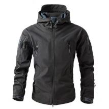 Herren Winter Taktische Jacken Softshell Fleece Jacken Windjacke Angeln Wandern Jagd Thermal Camping Cargo Mäntel Warm 4XL