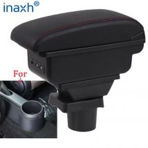 For Volkswagen UP Armrest Box For Skoda Citigo VW UP Seat Mii Car Armrest Console Storage Box Cup Holder Car Accessories