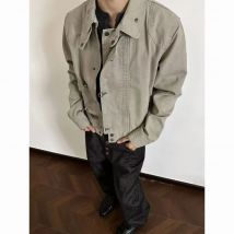American Vintage Long Sleeve Jacket Women Casual Streetwear Coat Zipper Punk Style Clothing Subculture Harajuku Autumn Tops