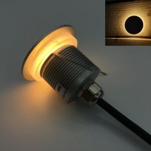 1 W LED-Deckleuchten für Garten-Wege-Dekoration, wasserdicht, IP67, unterirdische Wandleuchten, 12 V, 24 V, Treppenstufen-Bodenbelag, Außenbeleuchtung