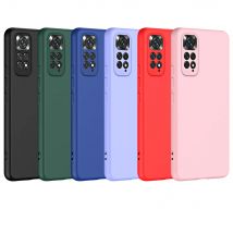 Płynne silikonowe etui do Xiaomi Redmi Note 11 Pro 12 Pro 4G 5G 11s Note 11 S 11pro 2022 Global Shockproof Bumper Cover Fundas