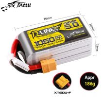 TATTU-R-LINE 5,0 150C 1050 mAh 22,2 V Lipo Batterie Mit XT60 Stecker Für RC Hubschrauber Quadcopter FPV Racing Drone teile 6S Batterie