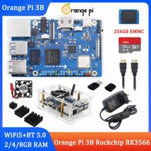 Orange Pi 3B 8/4/2GB RAM Rockchip RK3566 WiFi5 + BT 5.0 Gigabit LAN Port Single Board Run Android