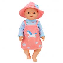 Puppen kleider und Anzüge Anzug für 17-18 Zoll Puppen puppe Einhorn kleid 43cm Puppen kleidung Urlaubs-und Geburtstags geschenk Puppen zubehör