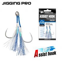 JIGGING PRO 1/0 2/0 3/0 4/0 Twin Assist Hooks For Jigging Lure Double BKK Hooks Metal Jig Sea Fishing Tackle
