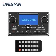UNISIAN LCD Player Module MP3 28*64 Display Bluetooth Digital Audio Decoder Board TDM157 USB SD BT FM for Car Home Amplifier