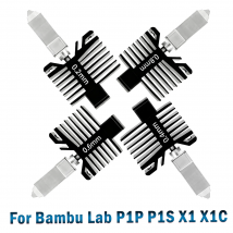 P1P P1S X1C X1 Bambu Lab Hotend Precision Module Leak-Proof Integrated Design Hardened Steel Nozzle for P1/X1 Series 3D Printer