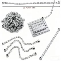 5 sztuk łańcuch 1x16 długość akcesoria do klocków Moc komponenty modelu montaż prezenty Diy kreatywne zabawki