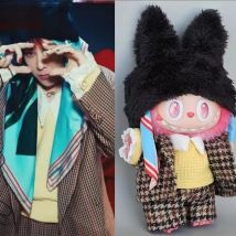 Only Clothes Hot15-17cm Doll Idol Gd Same Style Fashionable Powermv Styling Universal Labubu Vinyl Plush Doll Clothes Fans Gifts