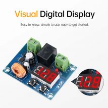 XH-M609 Niederspannungs-Trennschalter, abgeschaltet, 12 V, 24 V, 36 V, digitales LED-Display, Überentladungsschutz für 12–36 V Lithium-Batterie