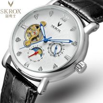 Top Brand Luxury Moon Phase Tourbillon Automatic Clock Diamond Mechanical Genuine Man Watch Elegant Wrist Watches reloj hombre