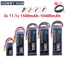 3S 11,1 V Lipo Batterie 1500 mAh 2200 mAh 3000 mAh 3300 mAh 4200 mAh 5200 mAh 6000 mAh 10400 mAh Deans XT60 Für RC Auto FPV Racing Drone