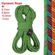 5m/Stück, Dynamisches Seil, Outdoor-Bergsteiger-Kletterseil, Höhensicherungsseil zur Absturzsicherung, Φ:8,7/9,8/10,5/11mm