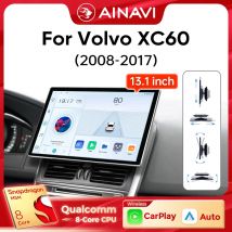 Ainavi 13.1 cali Radio samochodowe dla Volvo XC60 2008 2010 2013 2014 2017 Bezprzewodowy Android Auto Carplay Car Autoradio Odtwarzacz multimedialny
