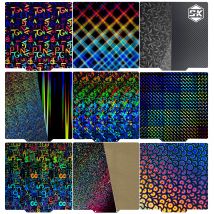 377 x 370 mm Ender 5 Plus Federstahl-Bauplatte, doppelseitig strukturiertes, glattes PEI-Blatt, PEO PET PEY-Hotbed