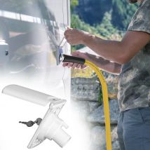 RV-Wasser einlass mit Deckel, Schwerkraft-Wasser füll einlass mit quadratischer Bajonett kappe, magnetische Anziehung kraft und Schloss schlüssel, Süßwasser