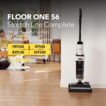 Odkurzacz Tineco Floor One S6 Stretch Lite Complete, 180 °   płaski, automatyczne czyszczenie, samooczyszczanie przez 40 minut