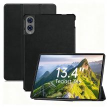 Etui Funda do tabletu Teclast T65 2025, 13,4 cala, składane na trzy części, z twardym tyłem.