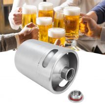 2l tragbares Bierfass Edelstahl Bierfass gut versiegeln der Biere imer mit Spiral deckel