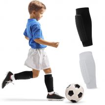 1 SZT. Ochraniacze na piszele piłkarskie, ochraniacze na piszele, kompresyjny rękaw na łydki z podkładkami o strukturze plastra miodu, ochronne ochraniacze na piszele piłkarskie