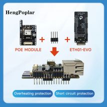 ETH01-EVO ESP32-C3 WiFi Bluetooth-kompatibel Ethernet 3 in 1 IoT Gateway Reserve Poe Position Kommunikation Gateway