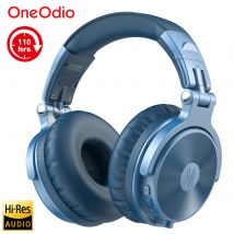Oneodio Pro C Cuffie wireless Bluetooth 5.2 sopra l'orecchio con microfono Audio ad alta risoluzione Cuffie wireless e cablate 110 ore di riproduzione AAC