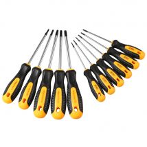 CR-V Foro di Sicurezza Cacciavite Torx Combinazione Set Cacciavite Magnetico Bit T5-t30 Kit Per Il Telefono Strumento di Riparazione Del Computer Mano