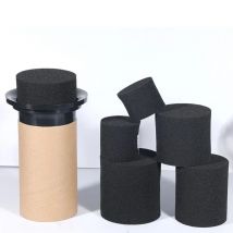 2 stücke Schwamm Schaum Lautsprecher Port Bungs Für ABS Lautsprecher Port Rohr Bass Reflex Rohr Lautsprecher Woofer Vent Bass Phase