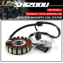 For Benelli TRK251 BN251 TNT25 TNT250 Leoncino 250 BN TRK TNT 25 250 251 Motorcycle Ignition Coil Stator Generator