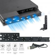 Supporto base per Sony Playstation Play Station PS 4 PS4 Pro Slim Stand Control Cooler Ventola di raffreddamento Supporto per accessori per console di gioco