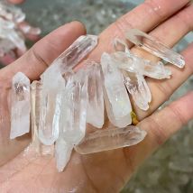 1000 g/Beutel, 100 % natürlicher klarer Quarz, Heilkristall, Punktstab, Energiestein, roher Stein, Mineralprobe, Heimdekoration