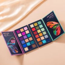 Butterfly 18-Farben-Lidschatten-Palette, natürlicher, mattschimmernder Lidschatten mit metallischem Satin-Finish, bezauberndes Nude-Make-up-Tablett