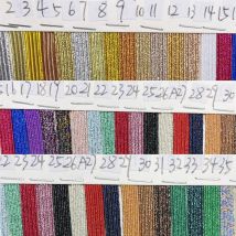 Großhandel 6mm Glitzer Gold Silber Bunte elastische Nähen elastische Band Fiat Gummiband Taille Band Stretch Seil elastische Band