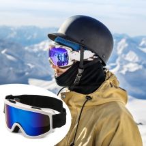 Skibrille, sanddicht, bunt, polarisiert, Skibrille, winddicht, staubdicht, kollisionssicher, Schneebrille für Radfahren, Schneemobile