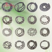 Natural Hematite Black Stone Beads For Necklace Necklace Jewelry Making DIY Loose Spacer Beads Strand 15 Inches 4mm 5x8mm 20mm