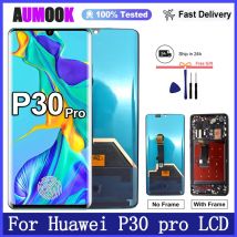 Super AMOLED Für Huawei P30 Pro LCD Display Touchscreen Digitizer Montage Für Huawei P30 Pro LCD Display Ersatz teile