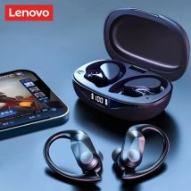 Nowe słuchawki sportowe Lenovo LP75 TWS Bluetooth 5.3 słuchawki bezprzewodowe wodoodporne słuchawki stereo HiFi z redukcją szumów i mikrofonami