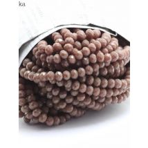 Isywaka Solid Coffee Colors 4*6mm 50pcs Rondelle Austria faceted Crystal Glass Beads Loose Spacer Round Beads Jewelry Making